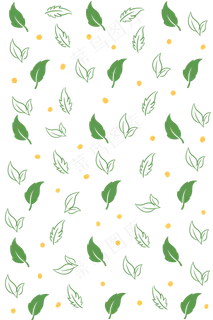 漂浮的植物叶子底纹漂浮的植物叶子底纹