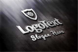 标志墙面立体展示效果