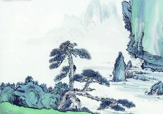 高精度国画素材图片