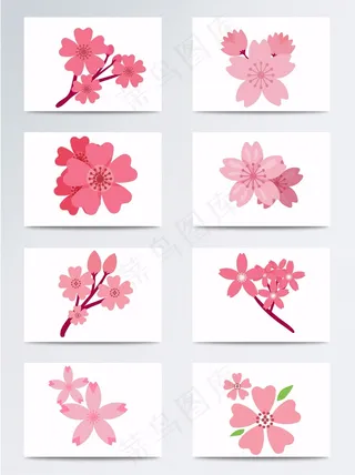 手绘桃花素材（1）