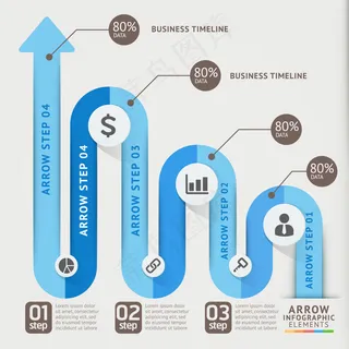 矢量创意信息标签