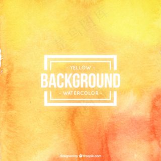 黄色背景矢量图