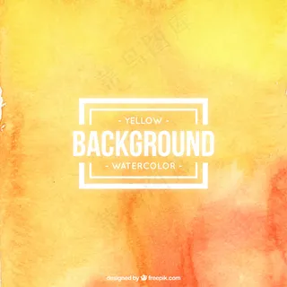 黄色背景矢量图