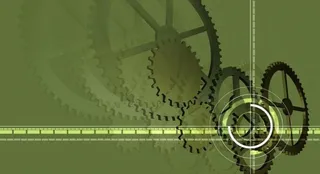 展板背景 齿轮 （分层高清）图片