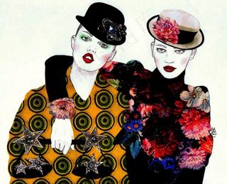 2款时尚女上衣设计图