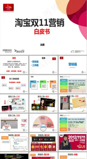 超详细淘宝双11营销白皮书ppt模...