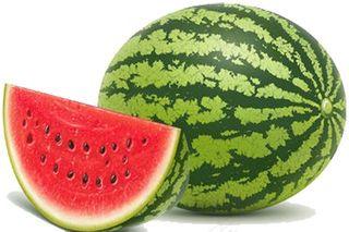 西瓜和切开的西瓜