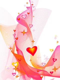 梦幻爱情元素矢量素材