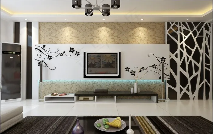 电视背景墙装修设计效果图