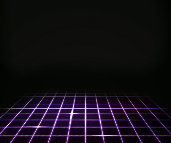 紫虚拟激光地面背景