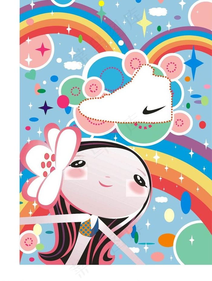 卡通女孩图片