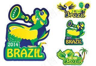 标签设计矢量图