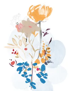 手绘植物花卉设计元素