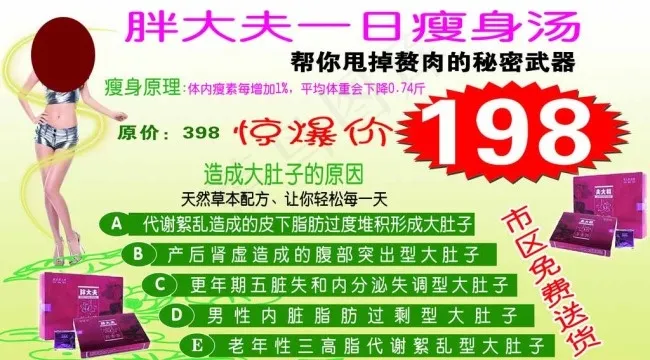 胖大夫图片psd模版下载