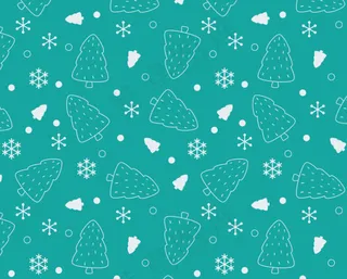 圣诞节手绘插画AI