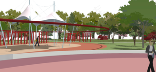 插画风 儿童公园景观设计