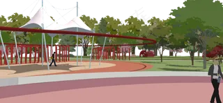 插画风 儿童公园景观设计