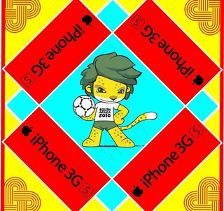 2010南非世界杯吉祥物头巾图片