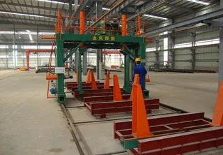 液压式箱型柱组立机图片