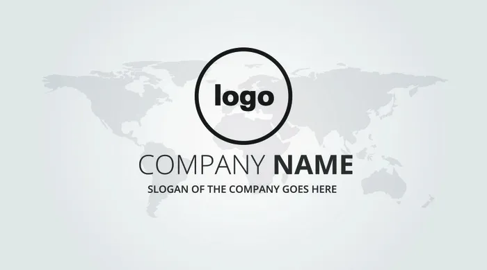 2017简洁国际化公司商务名片psd模版下载