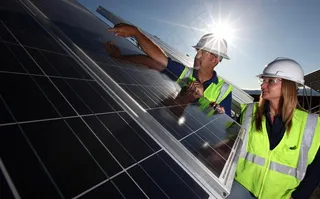 太阳能发电图片