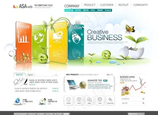 金融科技网站图片