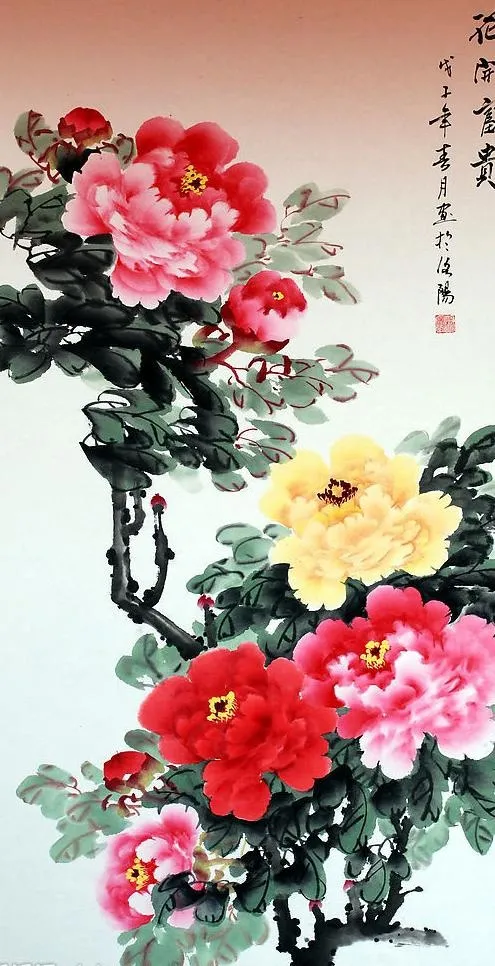 花开富贵图片