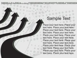 灰色斑点的背景的箭