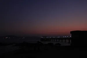 鼓浪屿日落图片
