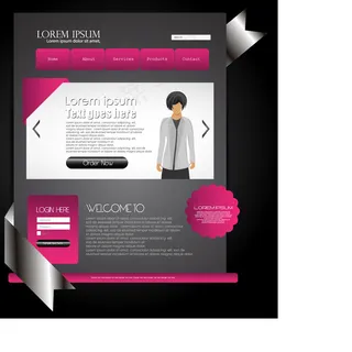 网站设计矢量素材下载