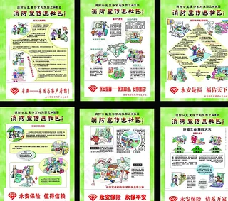 消防文化展板图片