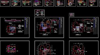 一套别墅内装饰施工图