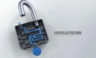 锁头创意素材图片