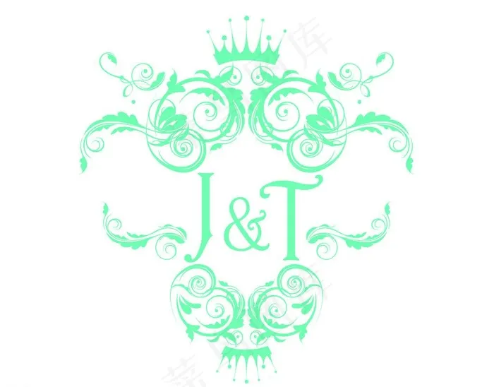 婚礼logo图片psd模版下载