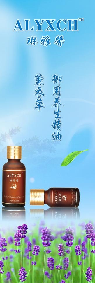 精油x展架图片(1754X4677(DPI:74))psd模版下载