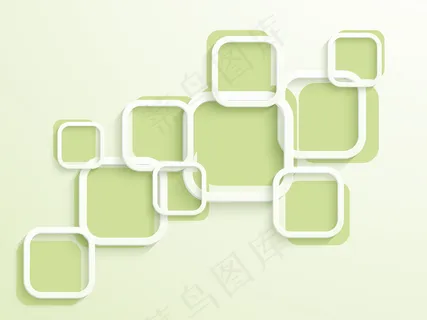 绿色背景矢量图