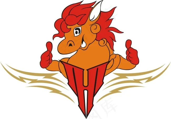 商标 飞马cdr矢量模版下载