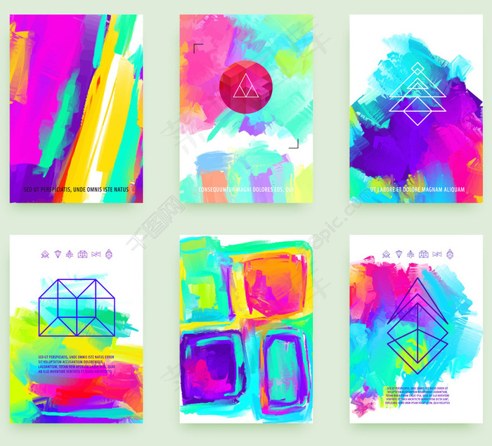矢量背景画册eps,ai矢量模版下载
