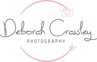 梦幻照相店铺微店logo水印矢量素材