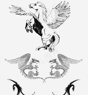 飞马与飞龙图片