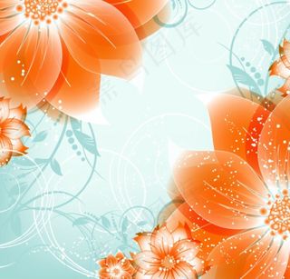 炫彩矢量商务名片素材