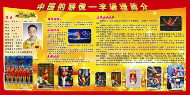 李珊珊简介(6917X3458(DPI:72))psd模版下载