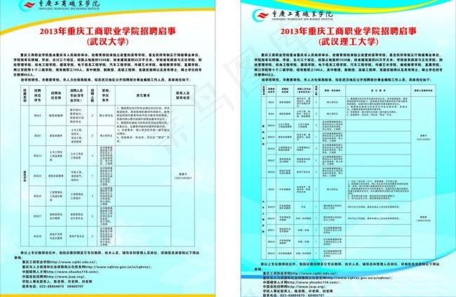 招聘海报图片cdr矢量模版下载