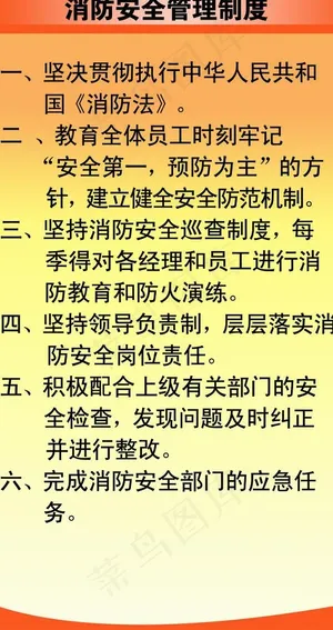 消防安全管理制度图片