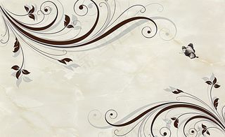 欧式花纹电视背景墙图片