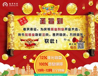 金融投资海报图片