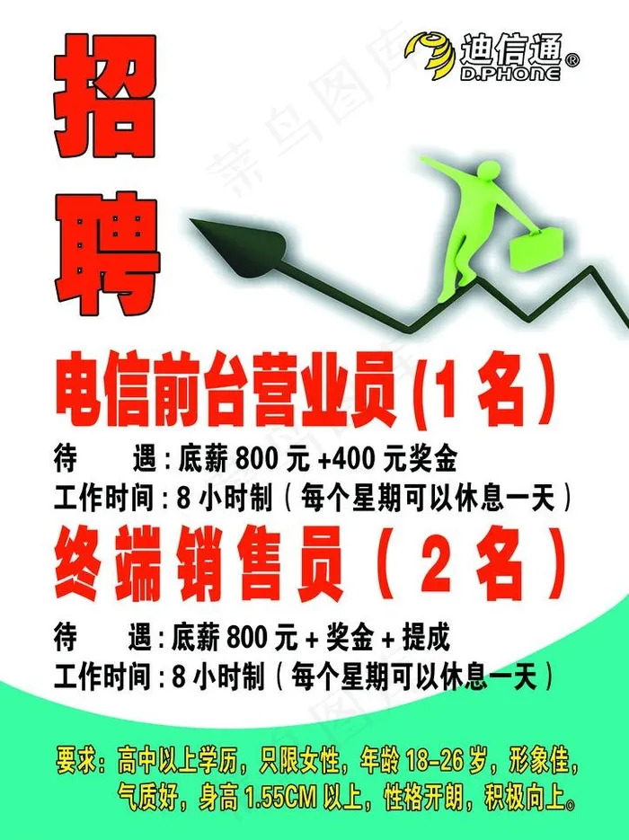 招聘图片psd模版下载
