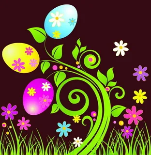 复活节彩蛋系列矢量素材