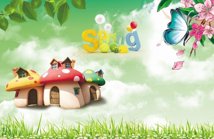 春天海报图片