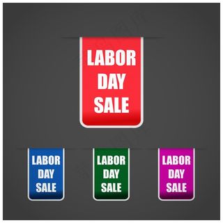 劳动节销售标签